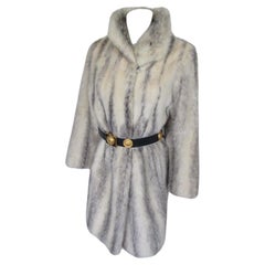 Exclusive Kohinoor Cross Mink Fur Coat