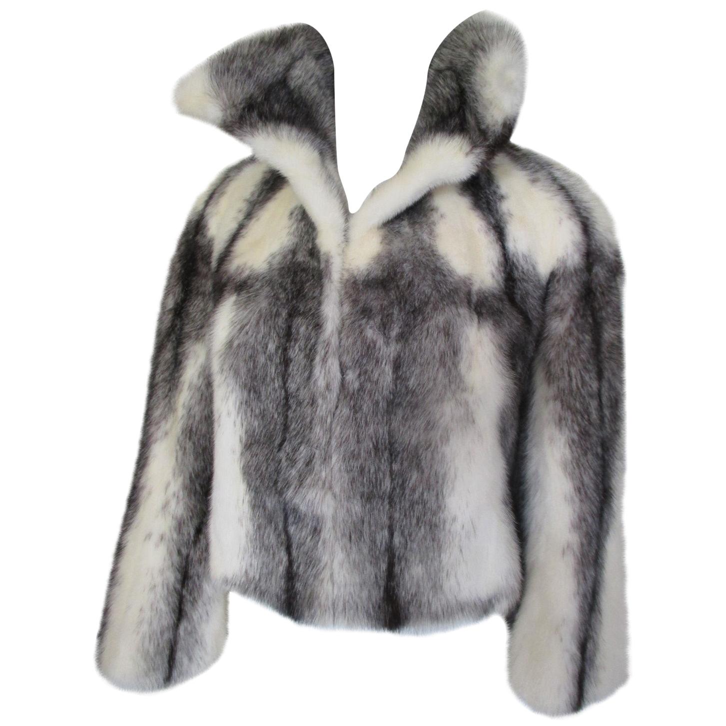 Exclusive Kohinoor Cross Mink Fur Jacket/Bolero