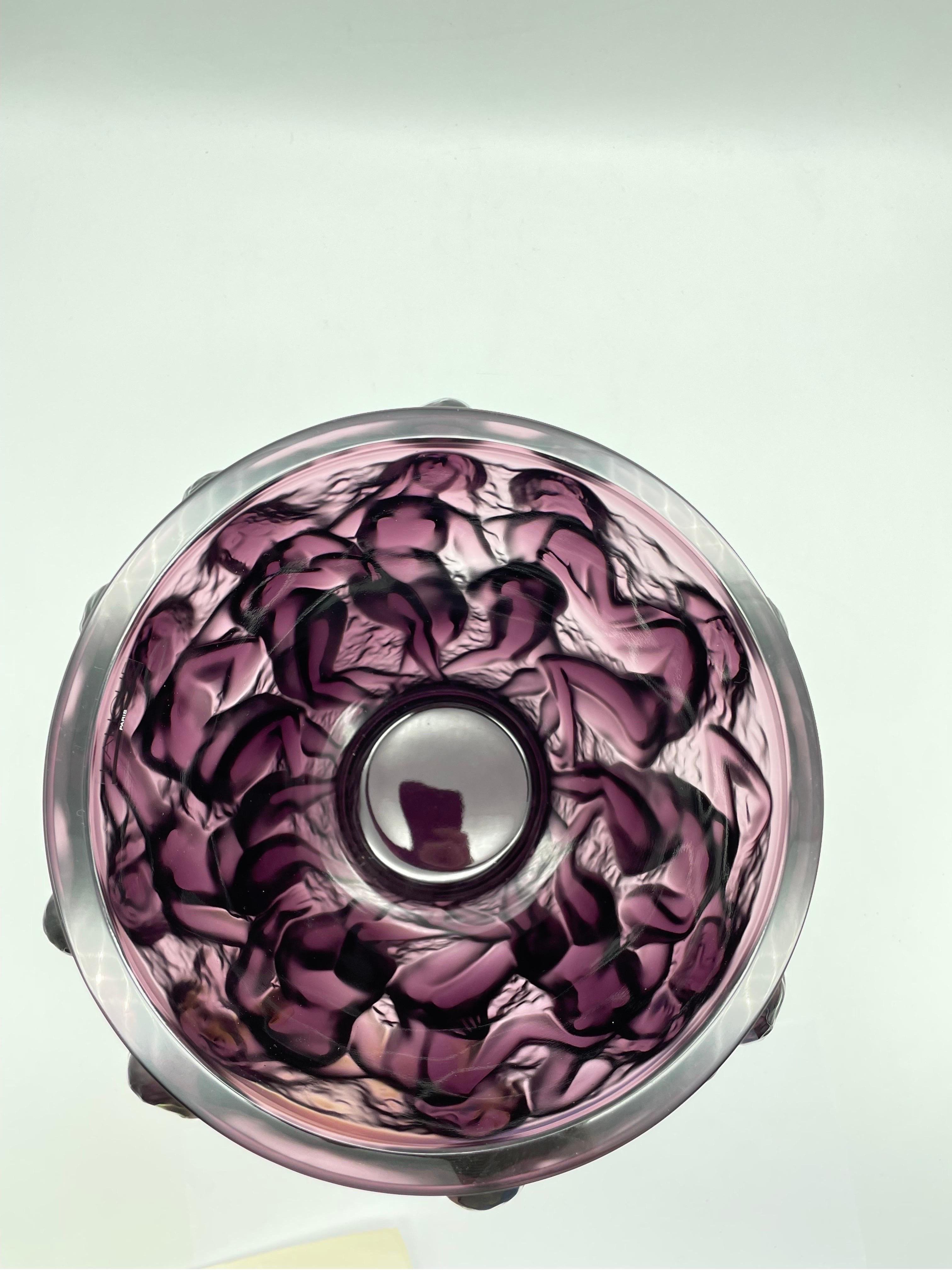 Exclusive Lalique Bacchantes Crystal Vase by Patrick Hellmann 'Strictly Limited' 1