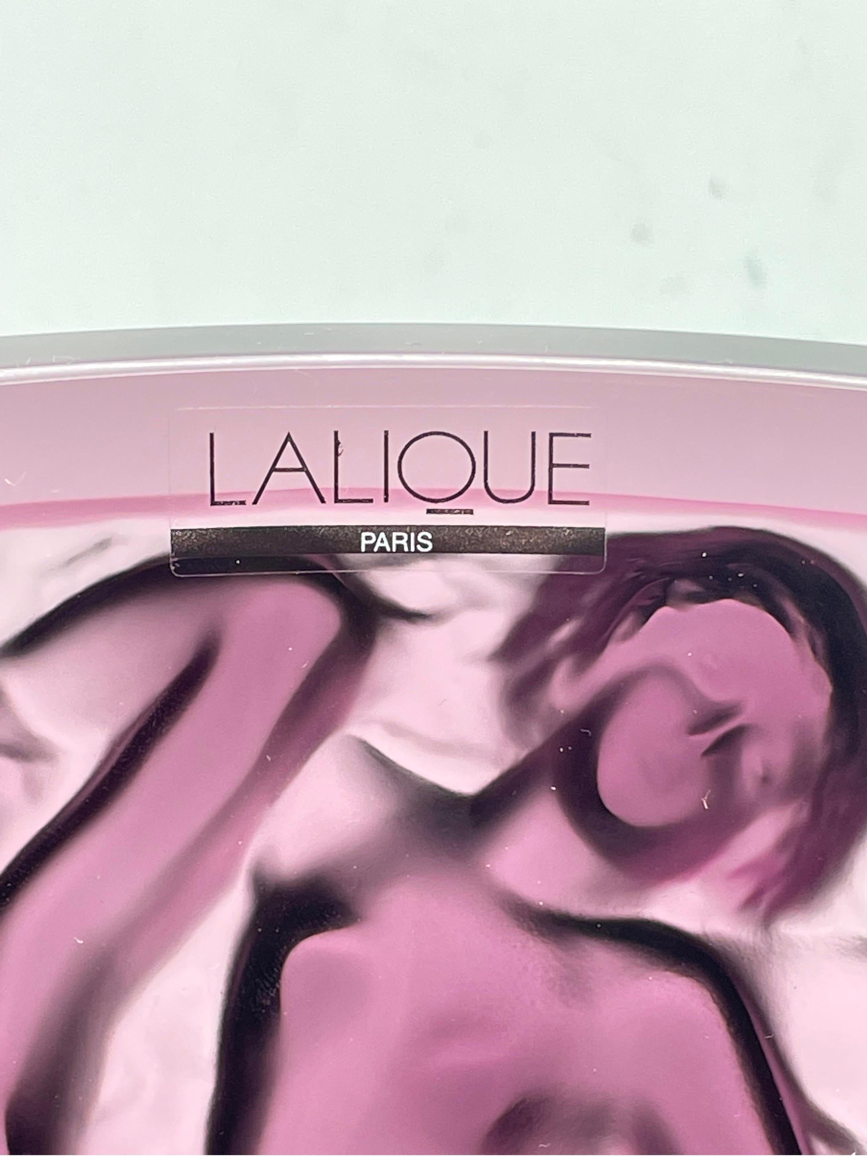 Exclusive Lalique Bacchantes Crystal Vase by Patrick Hellmann 'Strictly Limited' 2