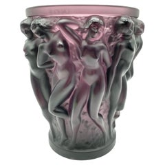 Vase exclusif en cristal Lalique Bacchantes de Patrick Hellmann « Strictly Limited »