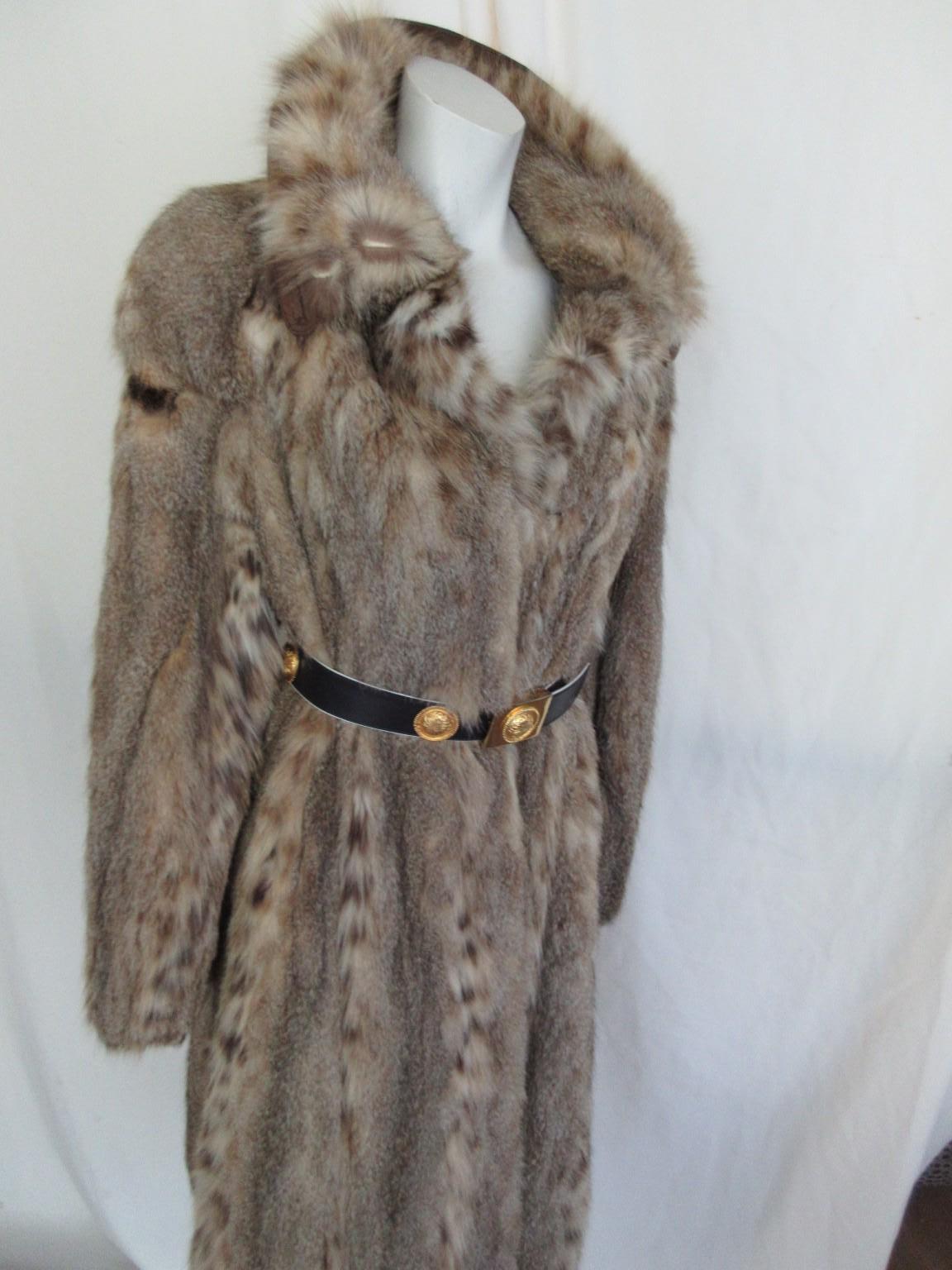Esclusivo cappotto in pelliccia di lince in vendita 6