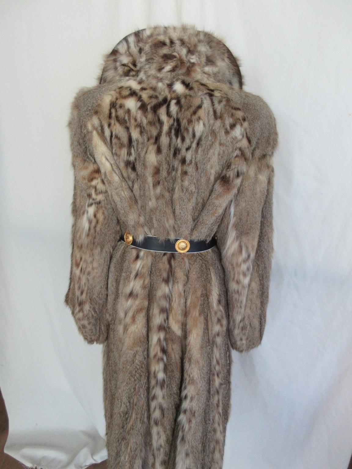 da uomo o donna Esclusivo cappotto in pelliccia di lince in vendita