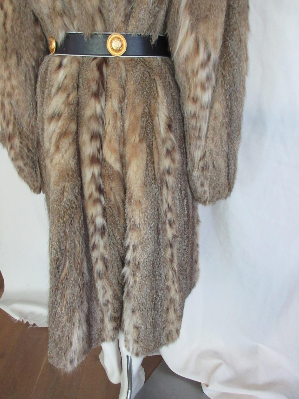 Esclusivo cappotto in pelliccia di lince in vendita 1