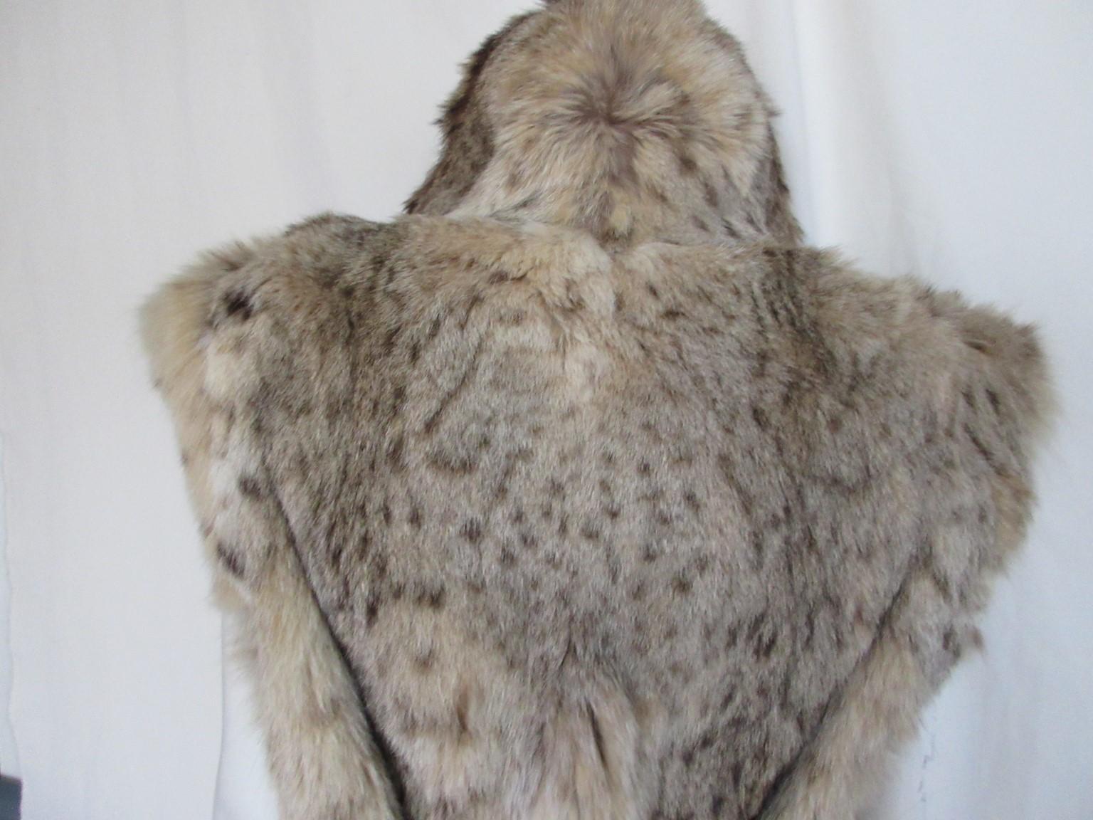 Women's or Men's Exclusive Lynx Fur Gilet For Sale