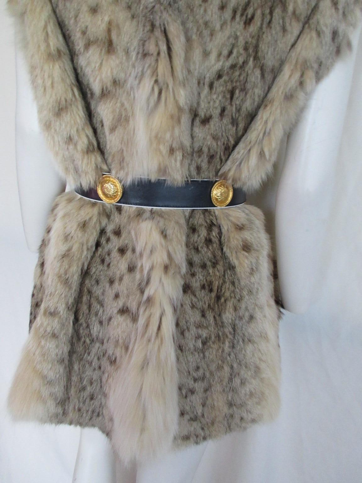 Exclusive Lynx Fur Gilet For Sale 1