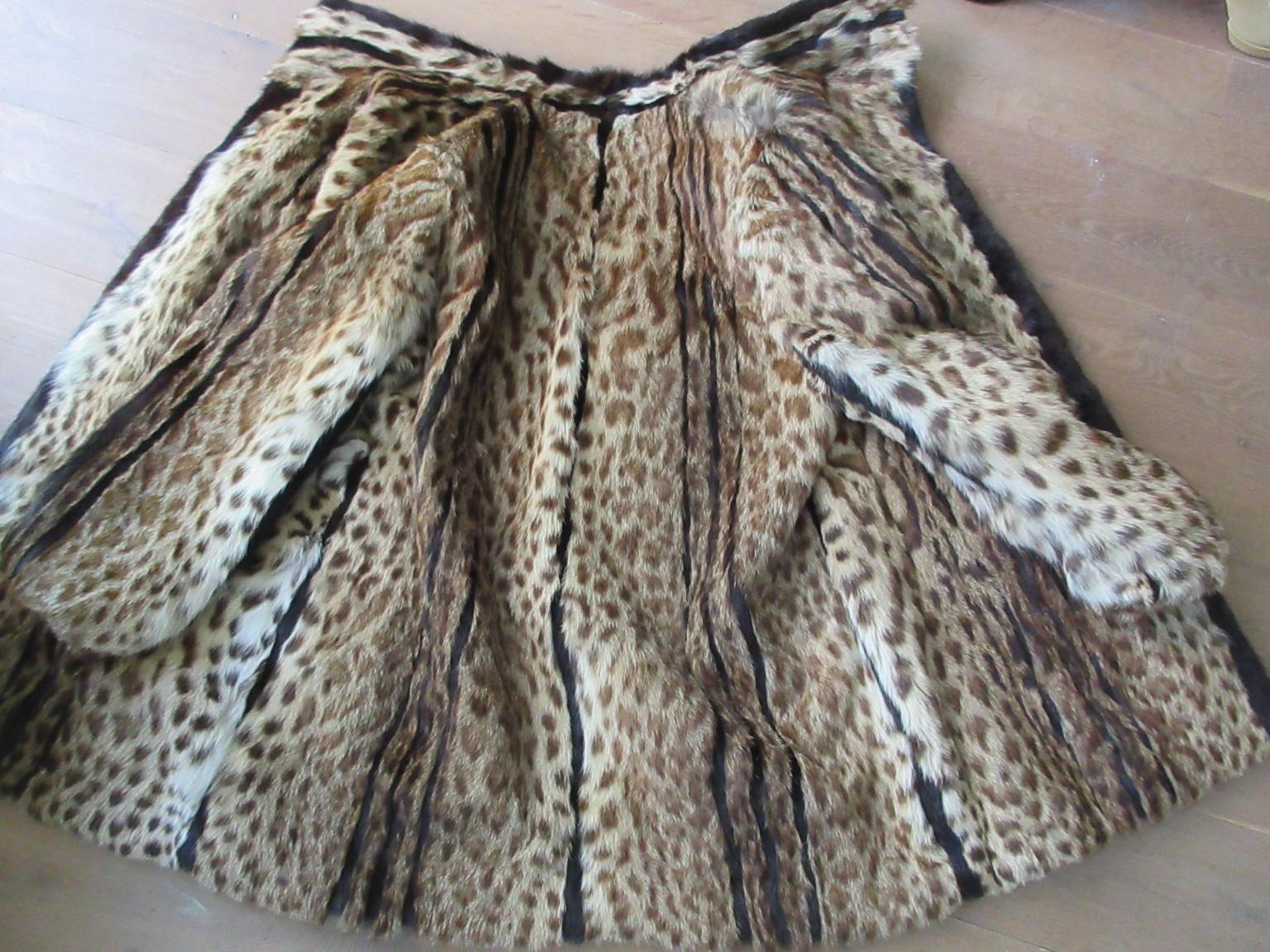 Exclusive Lynx Mink Fur Coat For Sale 5