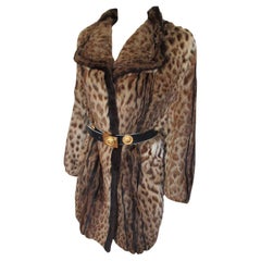 Exclusive Lynx Mink Fur Coat