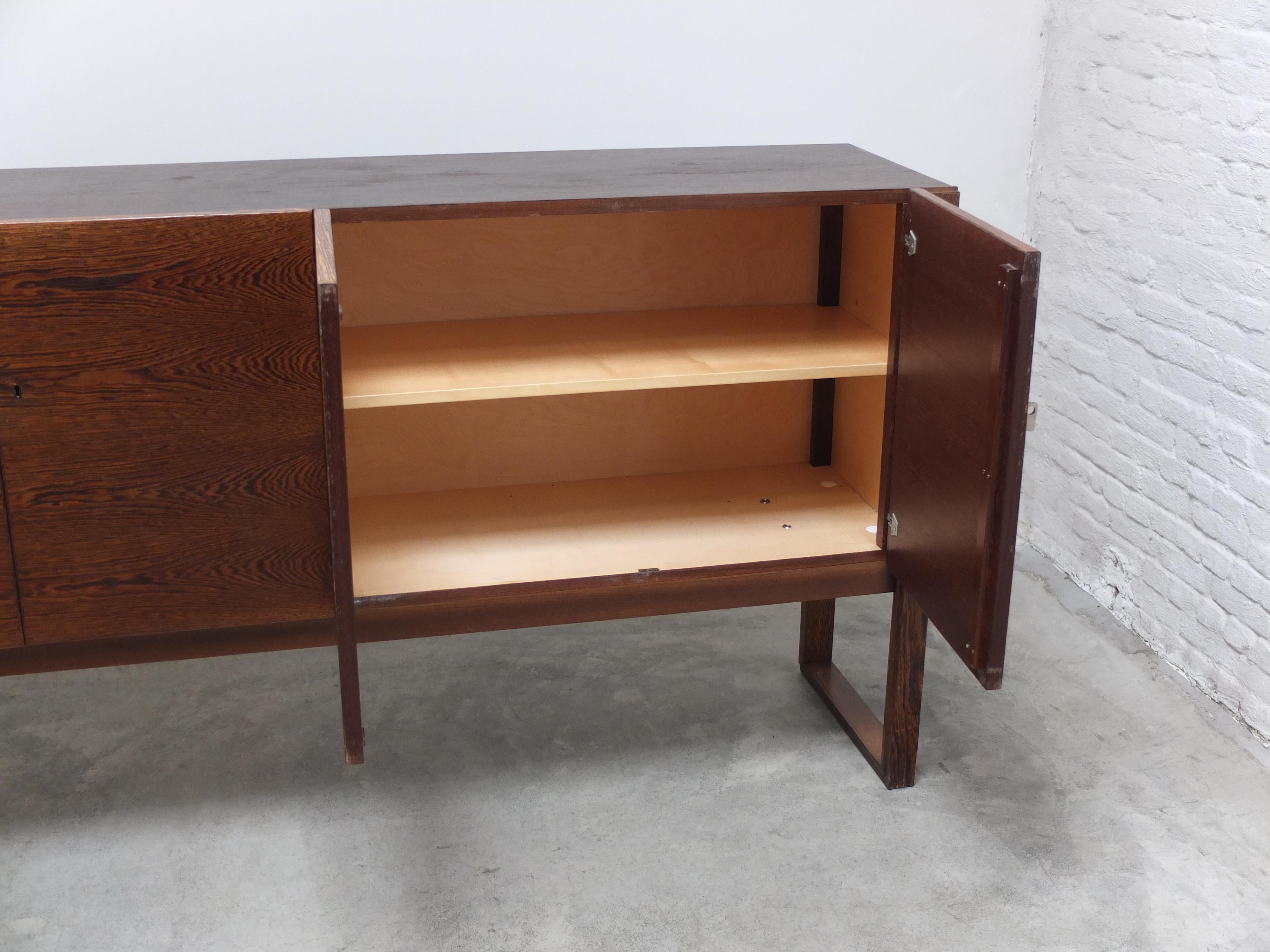 Exclusive N-Line 'Team Program 500' Sideboard in Wengé, 1966 For Sale 8