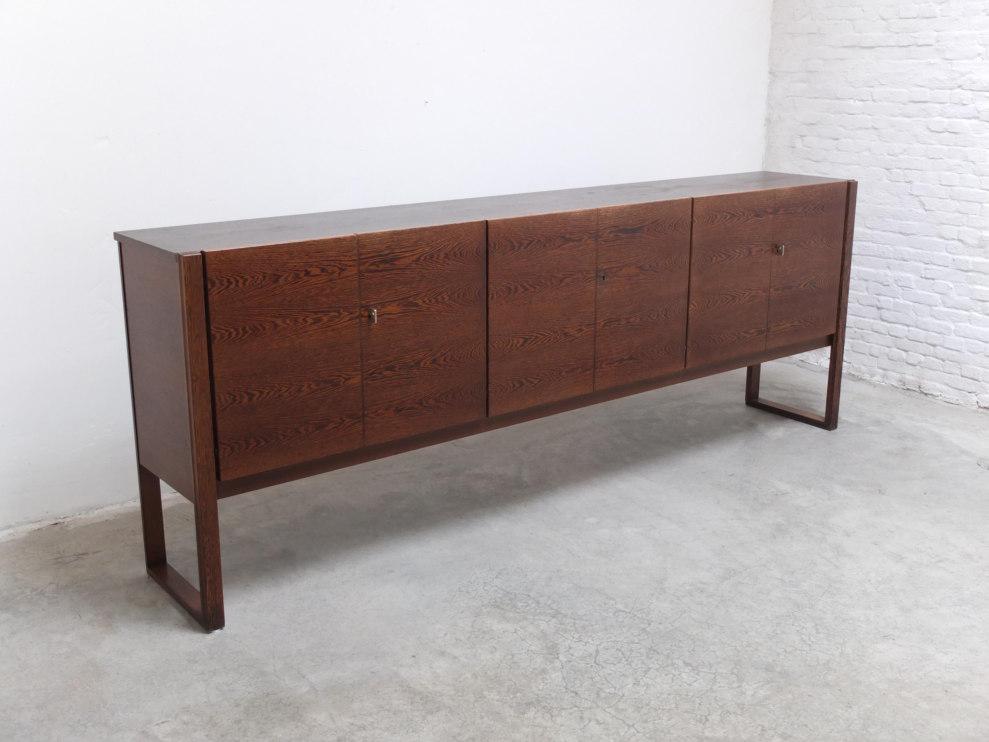 Mid-Century Modern Exclusive N-Line 'Team Program 500' Sideboard in Wengé, 1966 For Sale