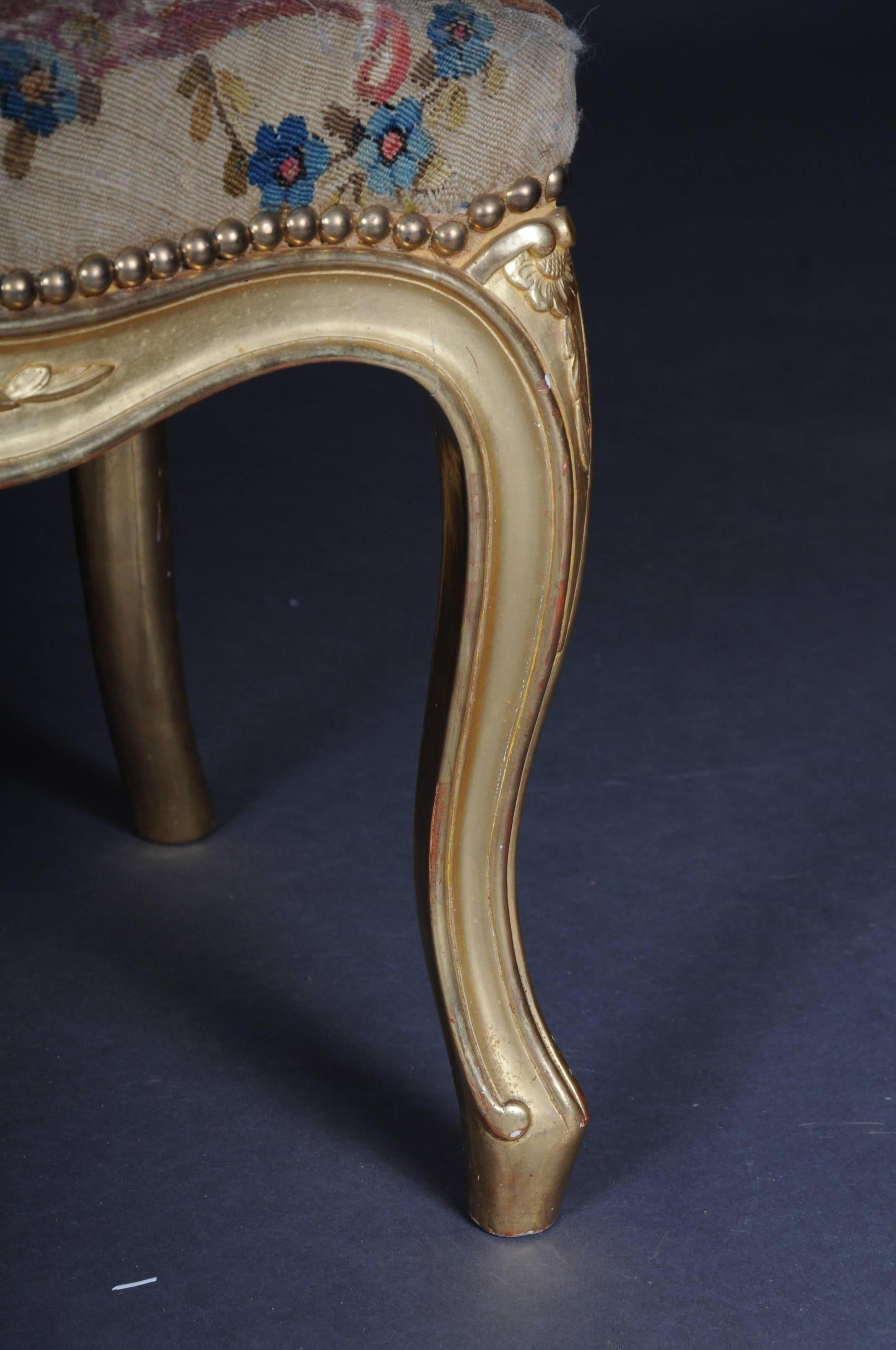 Exclusive Napoleon III Antique French Louis XV/Rococo Salon Group, Gilt 10