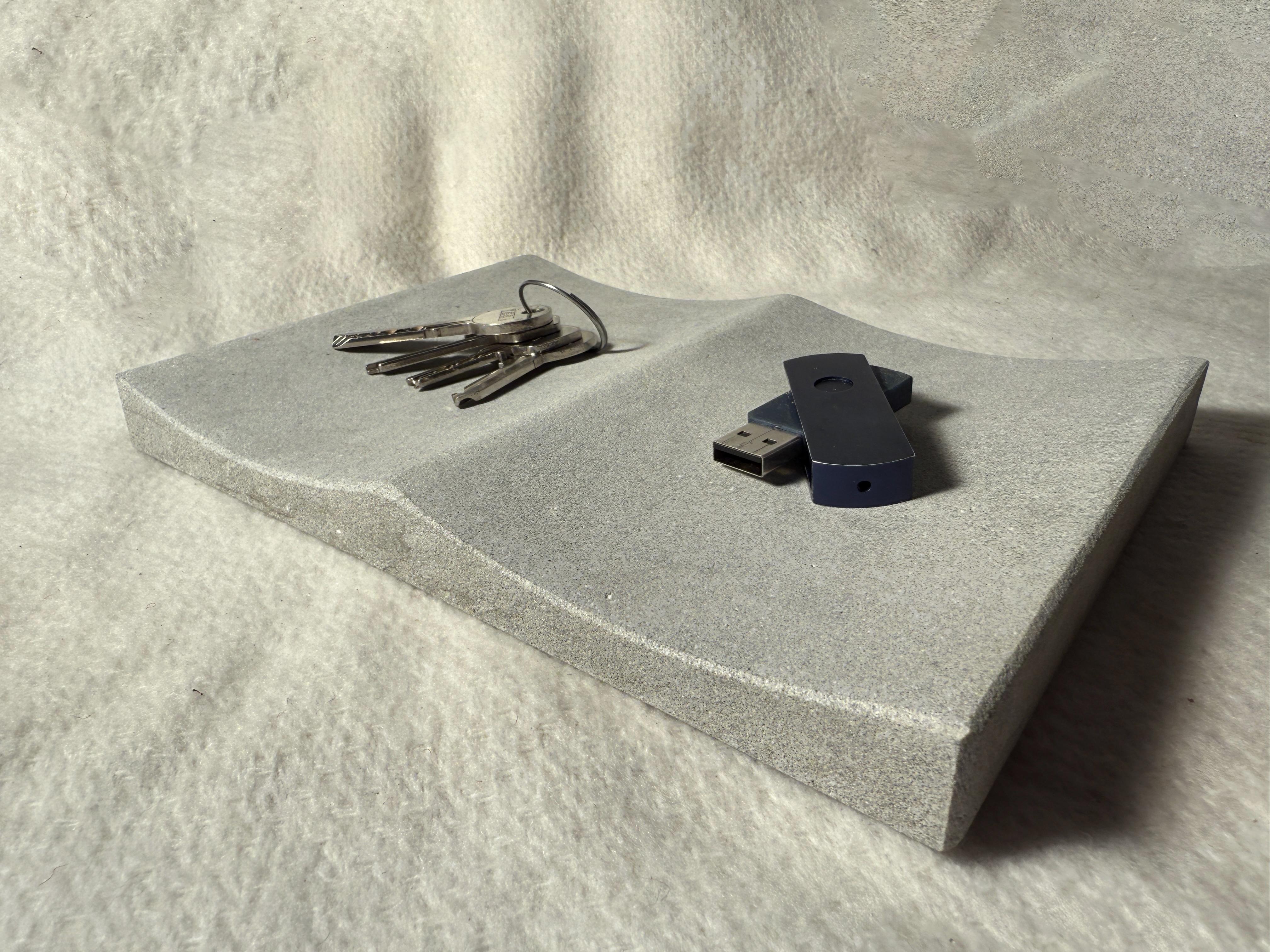 Exclusive Natural Stone Luxury Jewelry Tray Bateig Marble Unique Design Double For Sale 3