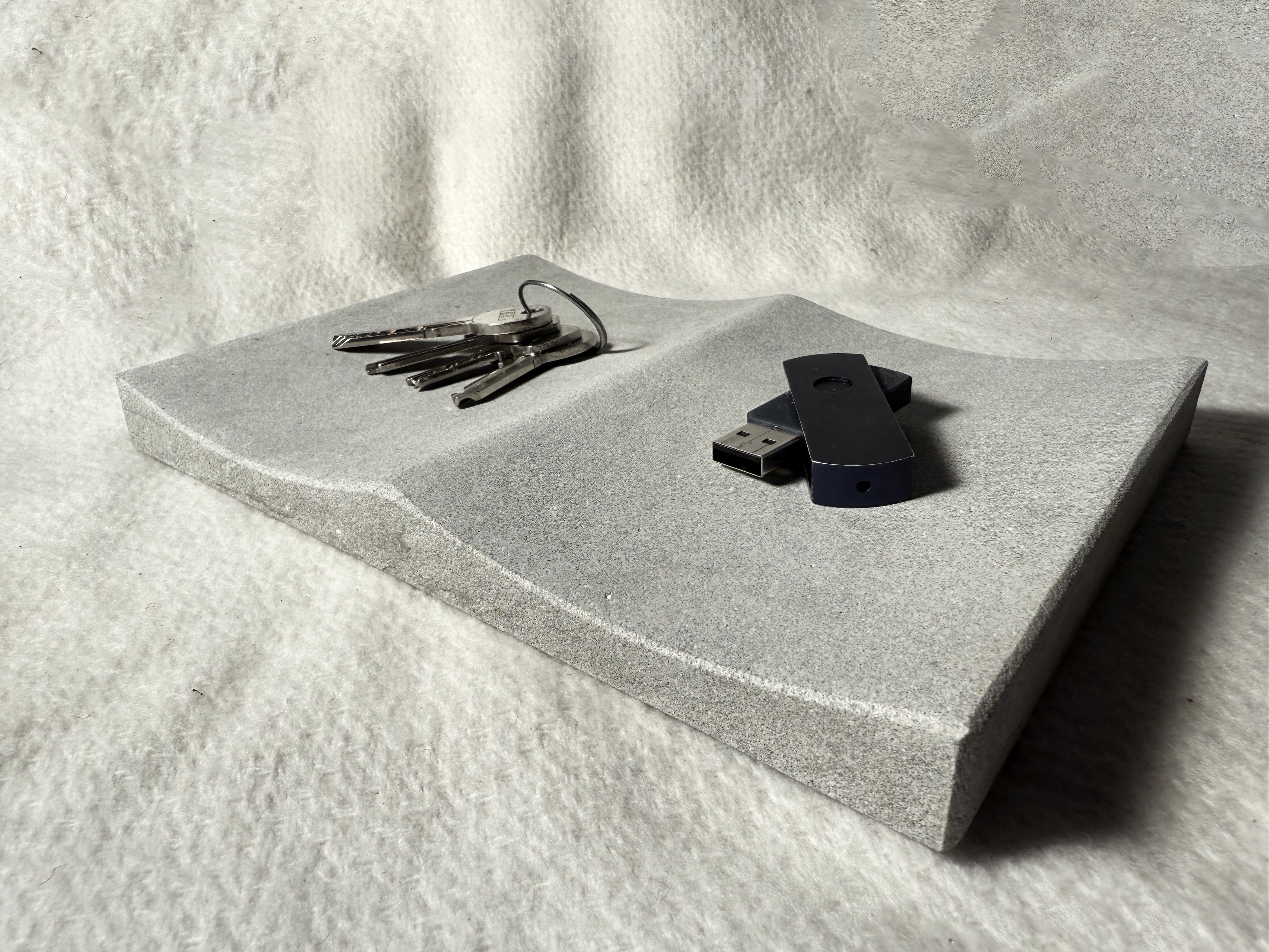 Exclusive Natural Stone Luxury Jewelry Tray Bateig Marble Unique Design Double For Sale 4