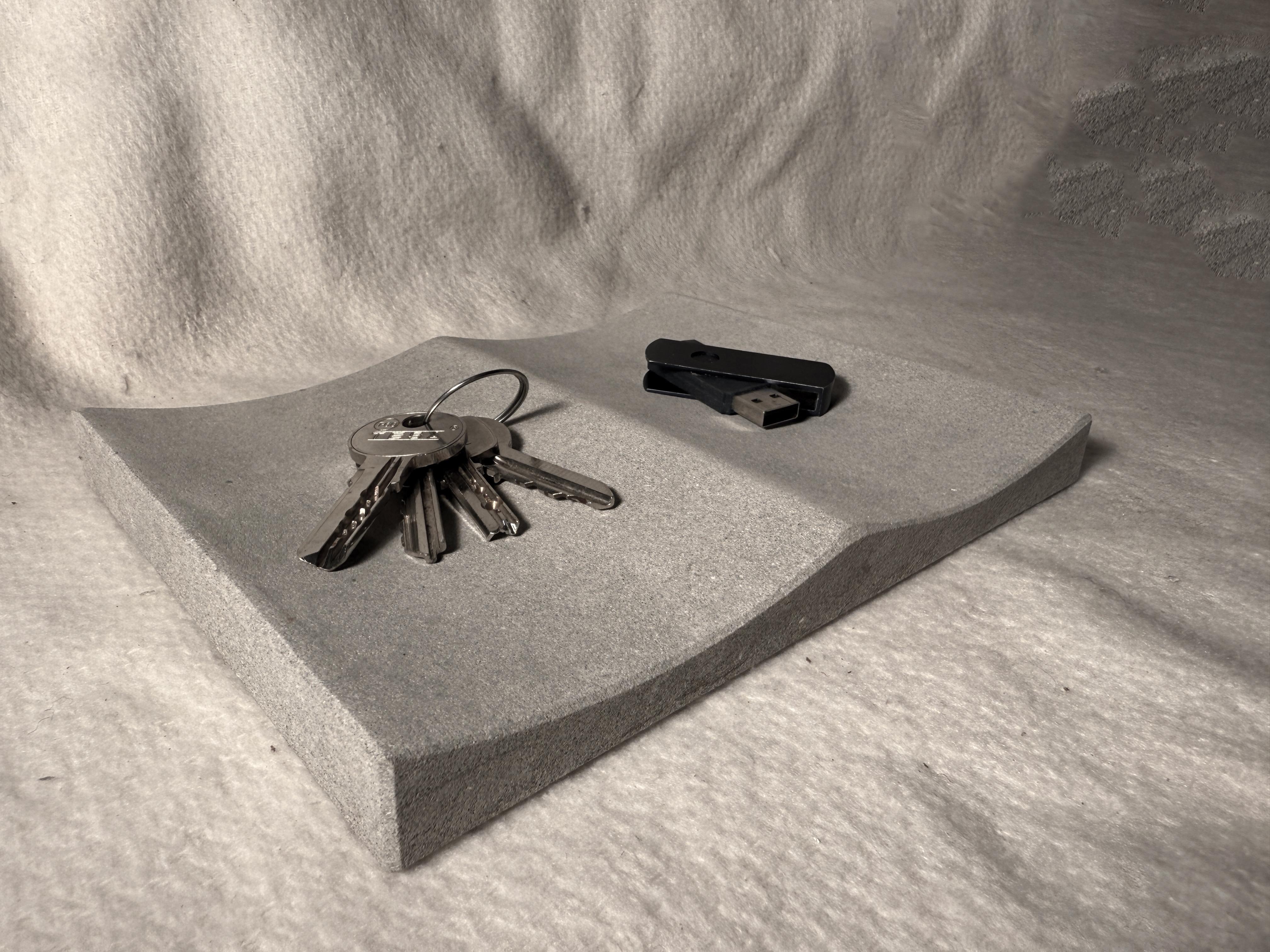 Exclusive Natural Stone Luxury Jewelry Tray Bateig Marble Unique Design Double For Sale 6