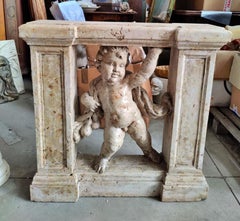 Exclusive Pair of Lumachella Marble Balustrades 19th Century