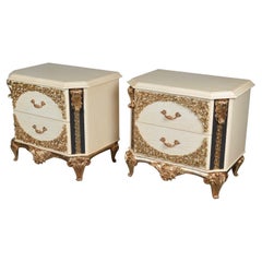 Exclusive Pair of Vidal Grau Bedside Tables, C1970 /Matching Furniture Available