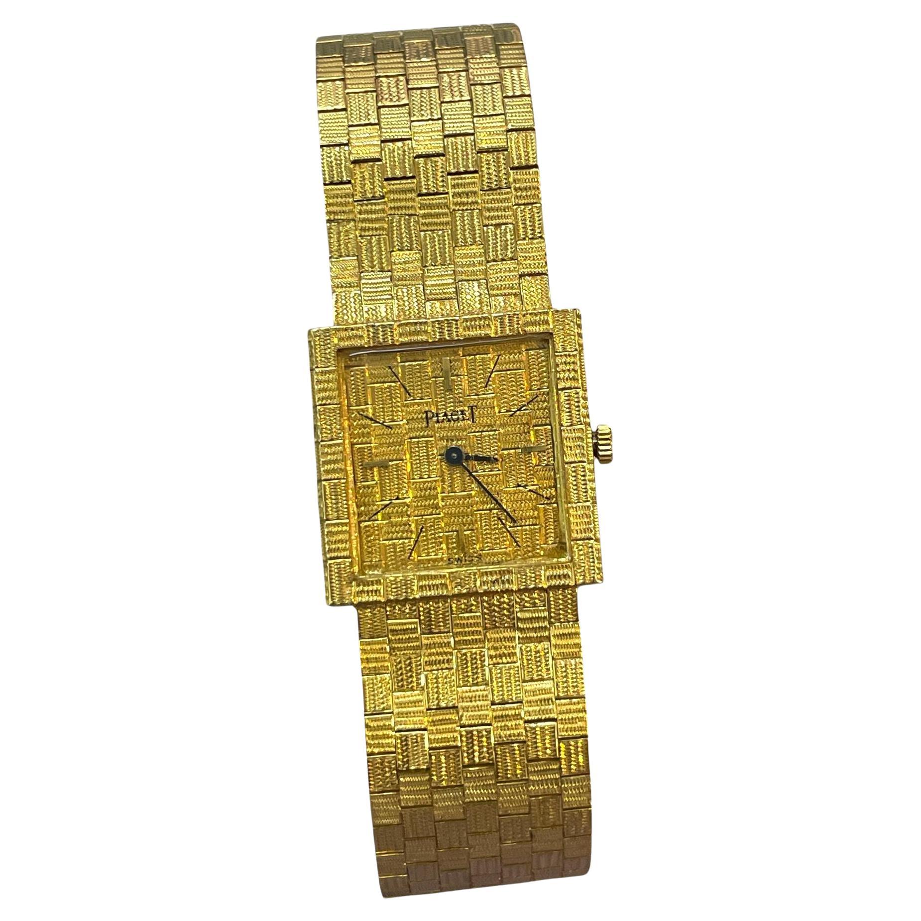 Exclusive Piaget 18K Yellow Gold Watch Bracelet