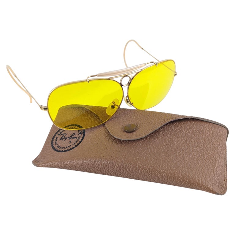 Exclusive Rayban Bausch and Lomb RayBan Shooter 1/30 10K GO Gold 1970s