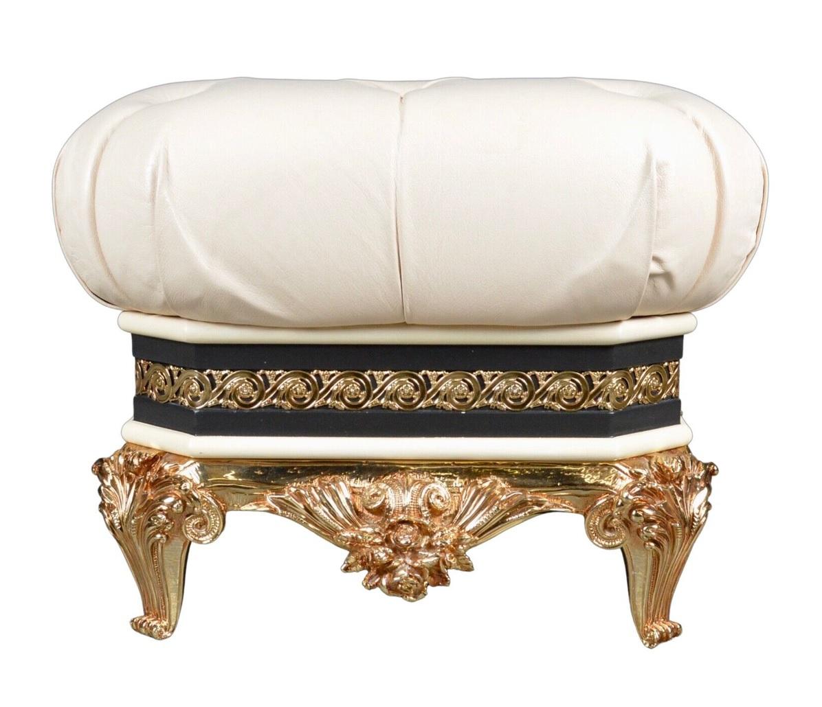 Late 20th Century Exclusive Rococo Vidal Grau Footstool, C 1970 / Matching Furniture Available For Sale