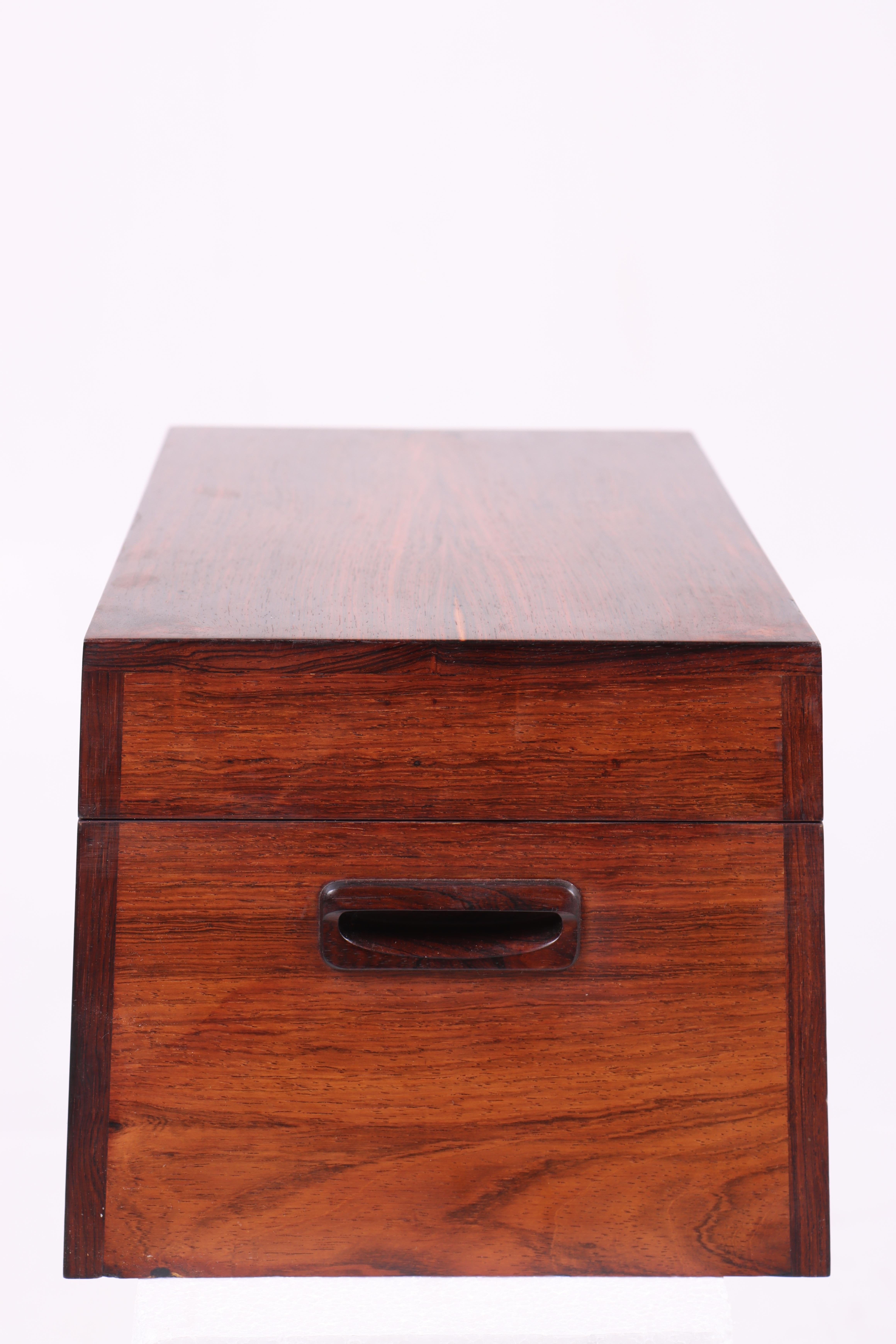 Exclusiva caja de palisandro de Christen & Larsen - Elegancia vintage de los años 60 en Bueno estado para la venta en Lejre, DK