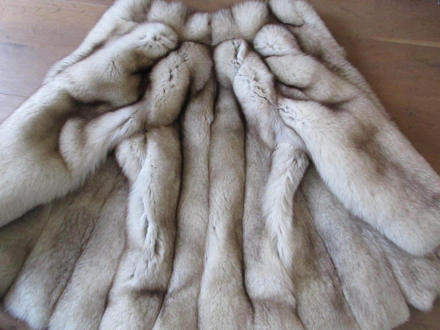Exclusive Saga Fox White Fur Coat 5
