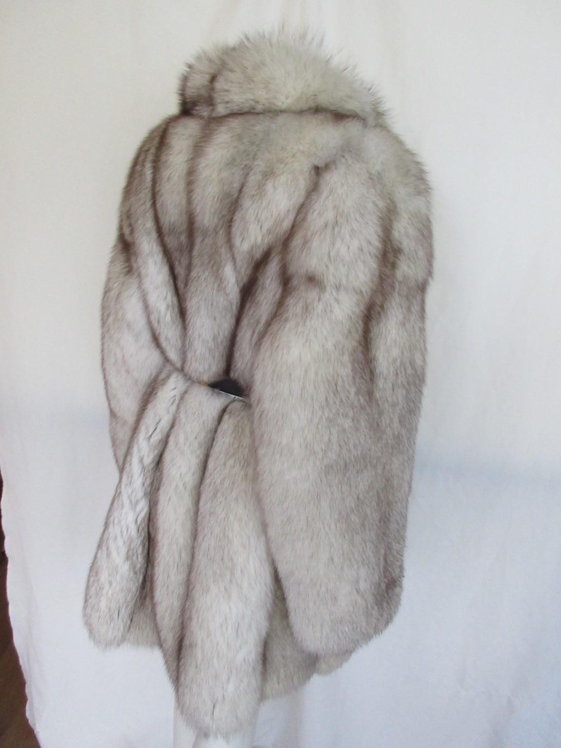 Exclusive Saga Fox White Fur Coat 1