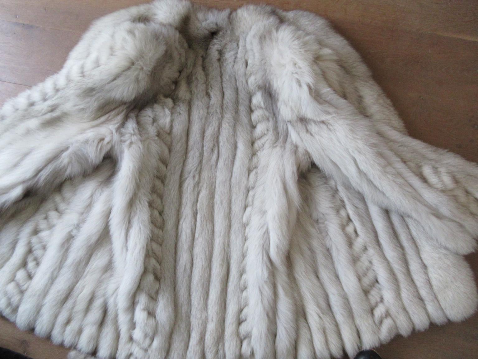 Exclusive Saga Fox White Fur Coat 2