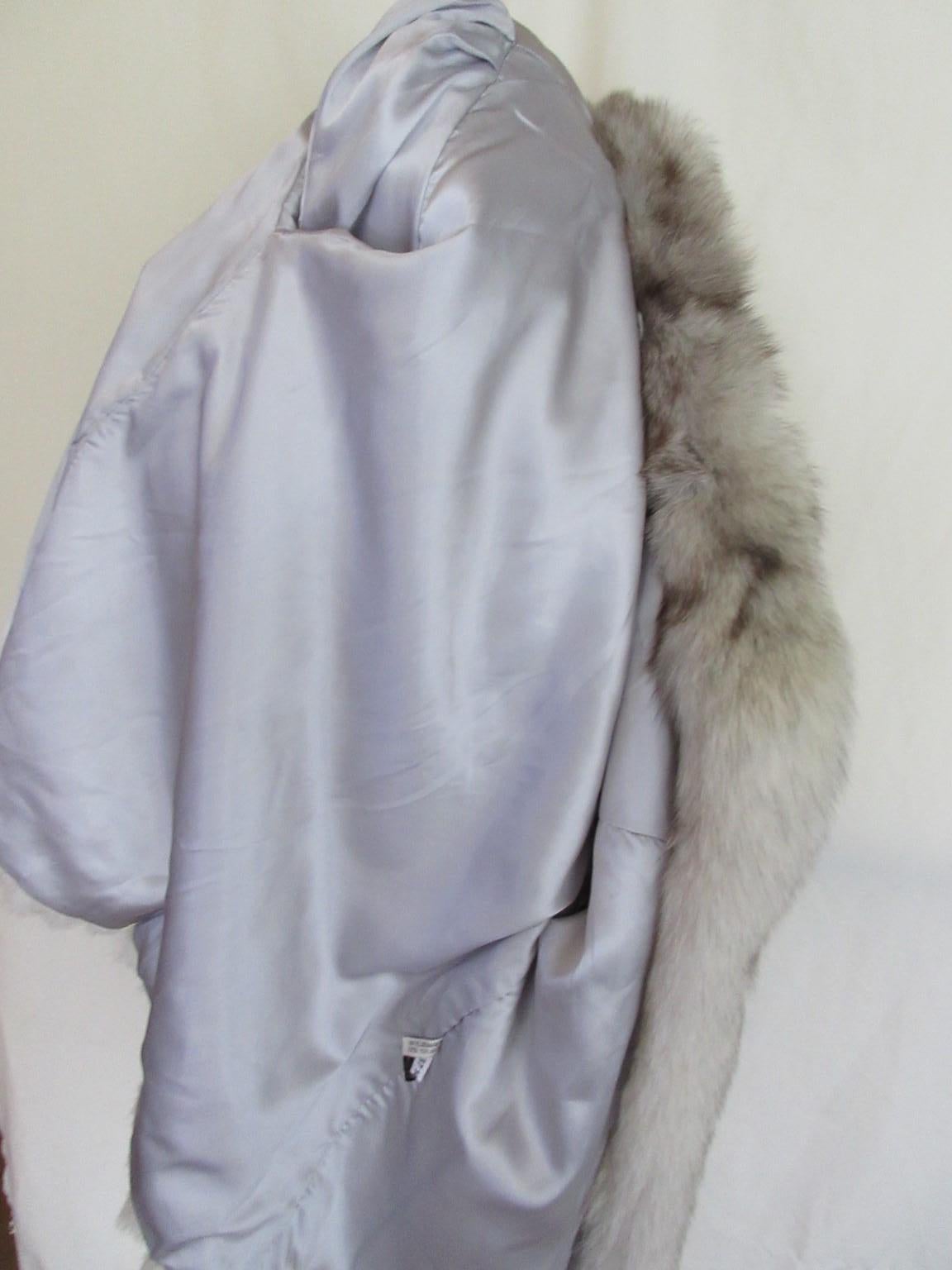 Exclusive Saga Fox White Fur Coat 3