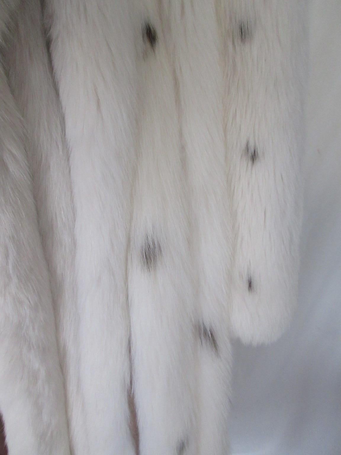 Exclusive Saga Fox White Fur Coat 5