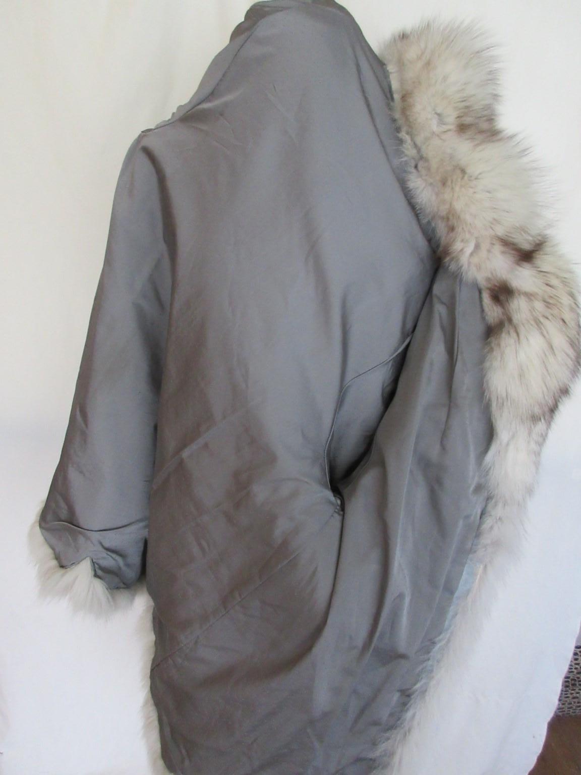 Exclusive Saga Fox White Fur Coat 4