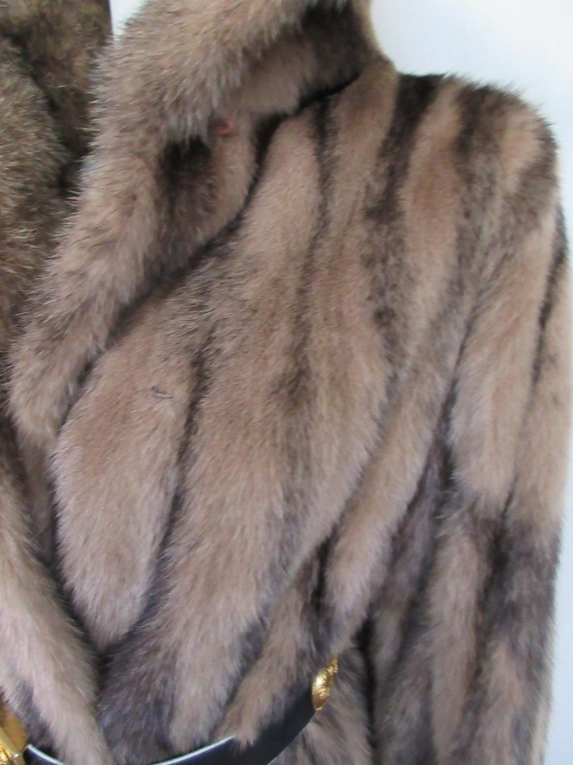 Exclusive Saga Mink Fur Coat In Good Condition For Sale In Amsterdam, NL