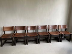Exclusive Set of 6 Vintage Biosca Chairs