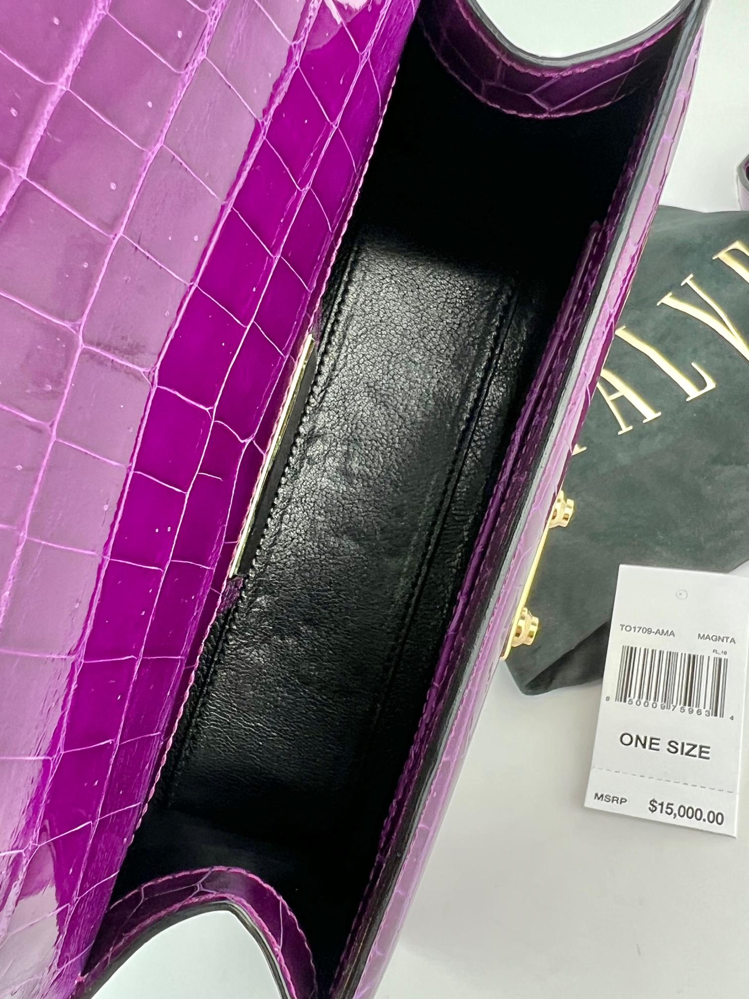 Exclusive Stalvey Top Handle 2.0 Alligator Bag Crossbody Luxury For Sale 12