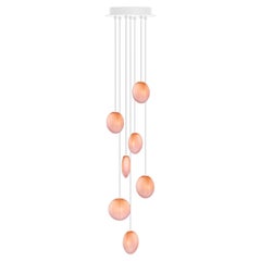 Sunset Glass Ova C7 Pendant Cluster by Matthew McCormick, Canada