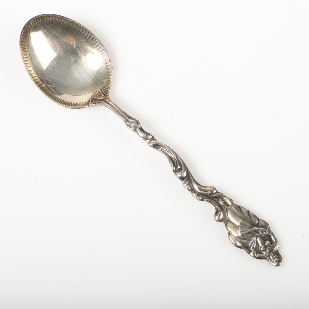 Cucharillas de café exclusivas para té, 12 uds. Plata de ley y caja, Model Olga Sueco en venta