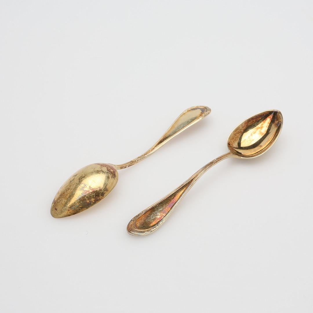 Cucharillas de café exclusivas para té, 47 uds. Caja de 4 juegos de plata de ley y colección de rarezas en venta 4