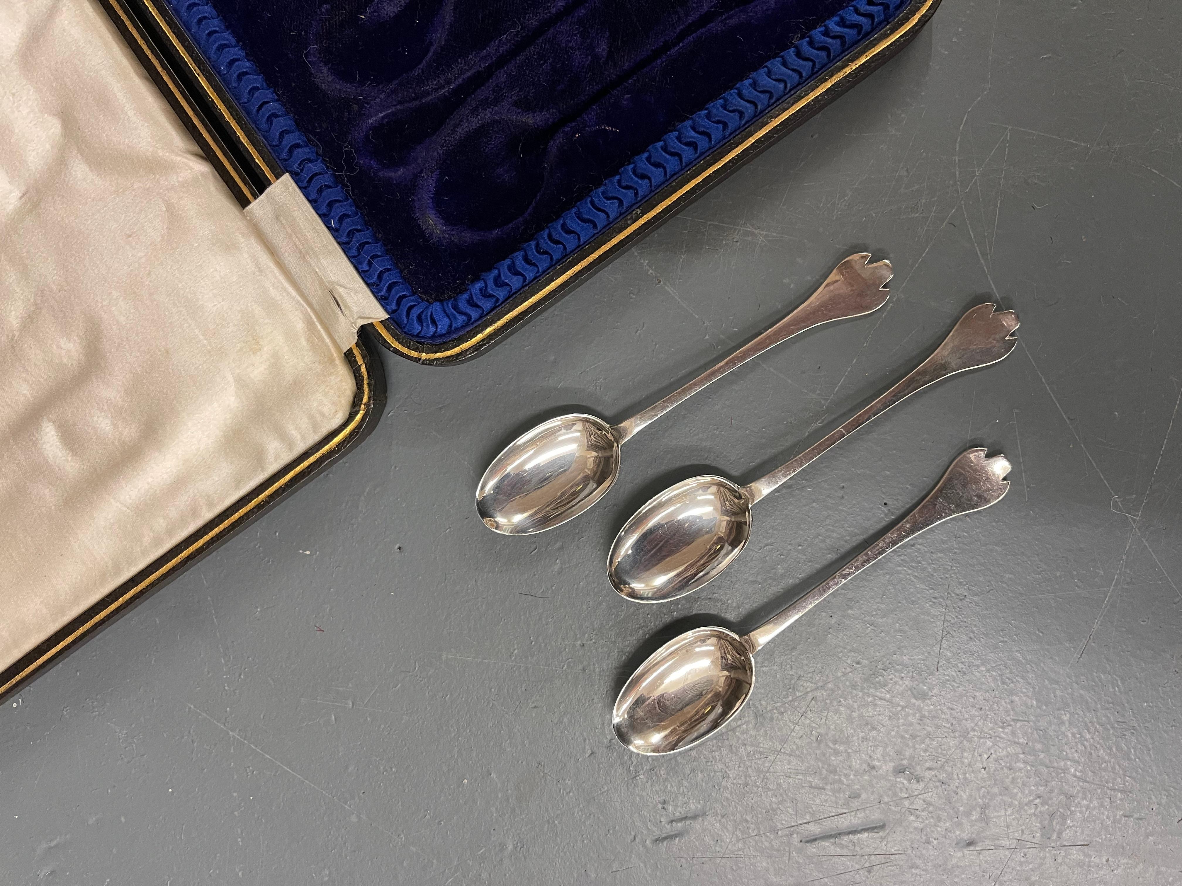 Cucharillas de café exclusivas para té, 7 uds. cucharillas y cucharas de plata de ley y caja. en venta 3