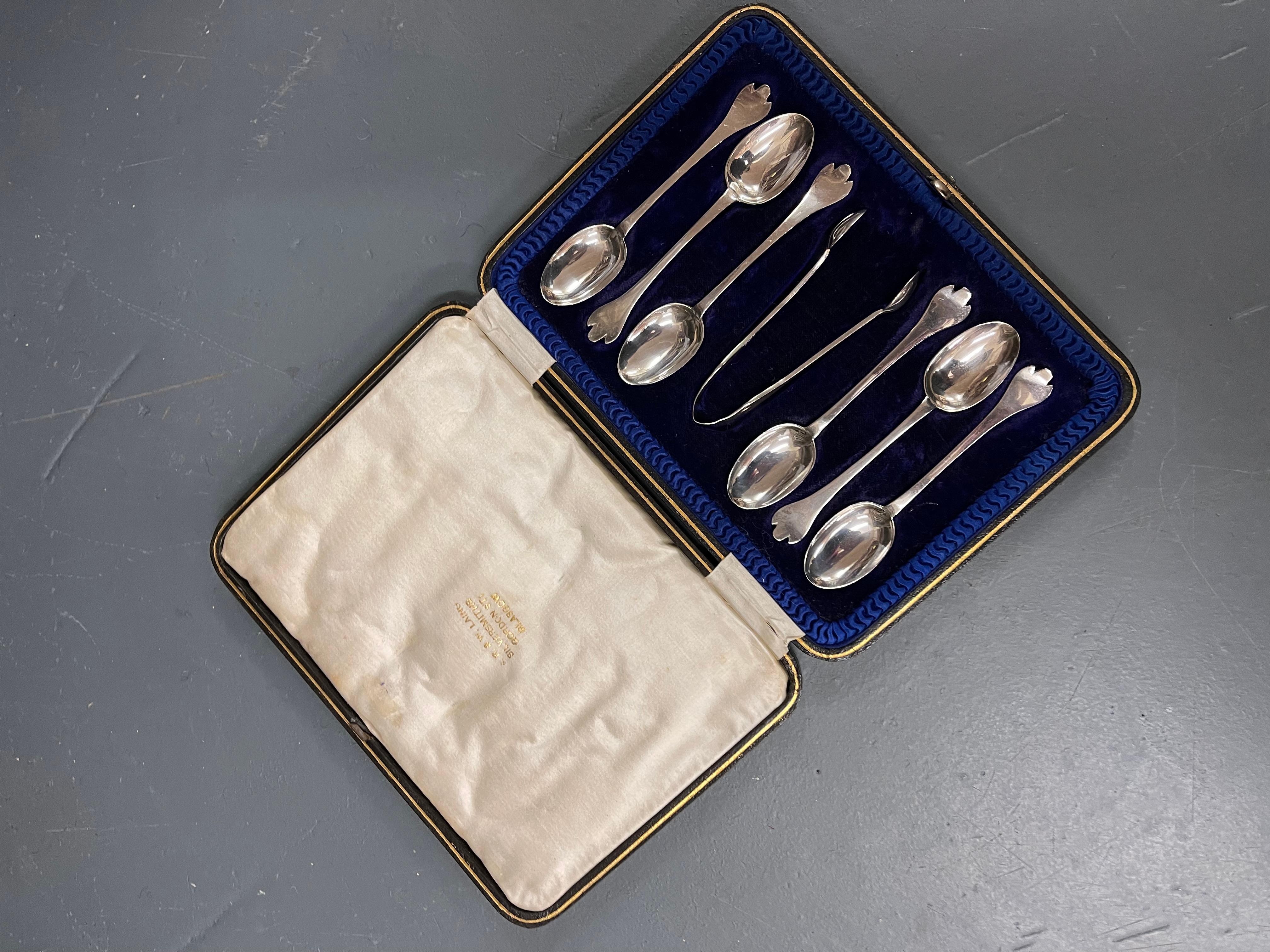 Cucharillas de café exclusivas para té, 7 uds. cucharillas y cucharas de plata de ley y caja. en venta 6