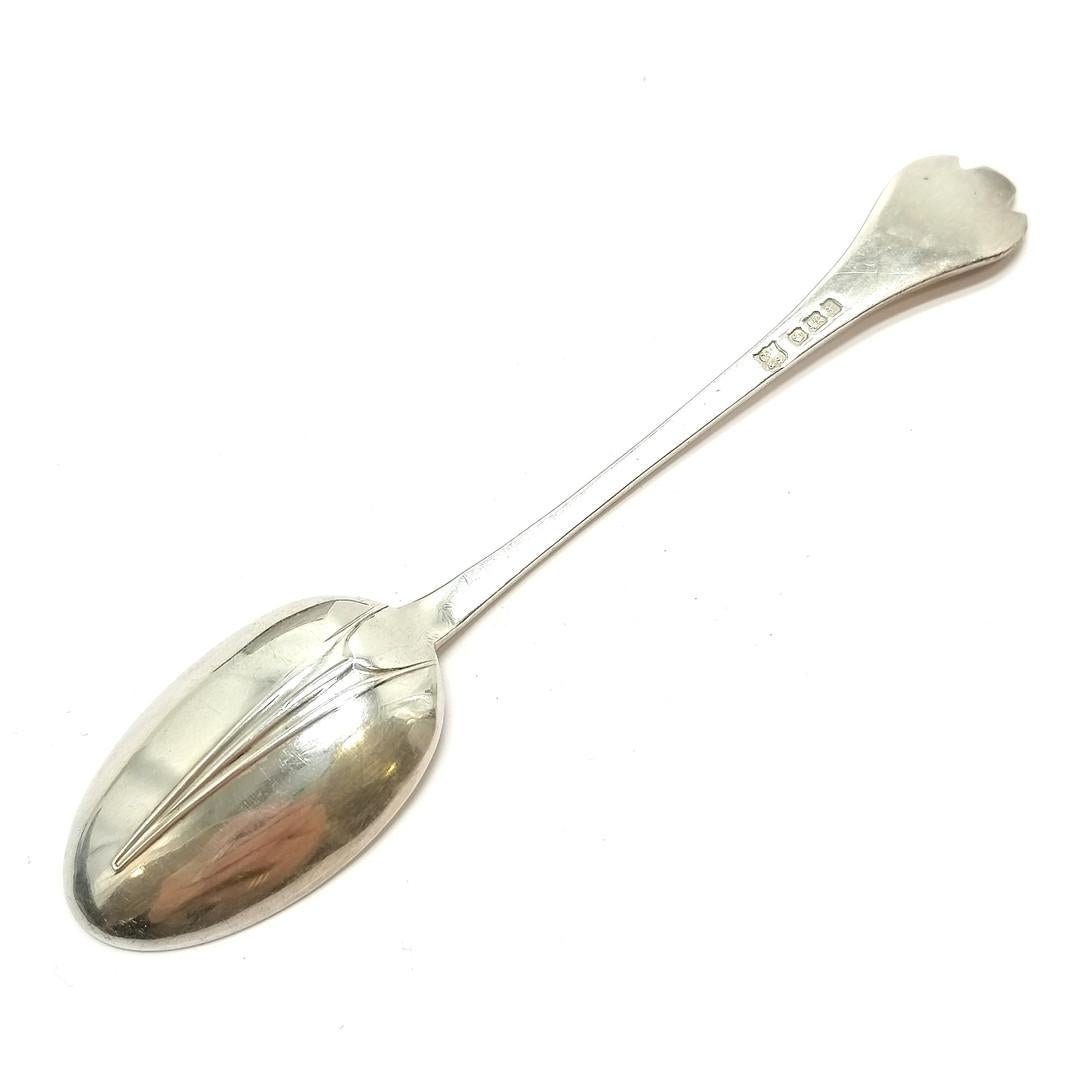 Cucharillas de café exclusivas para té, 7 uds. cucharillas y cucharas de plata de ley y caja. Art Decó en venta