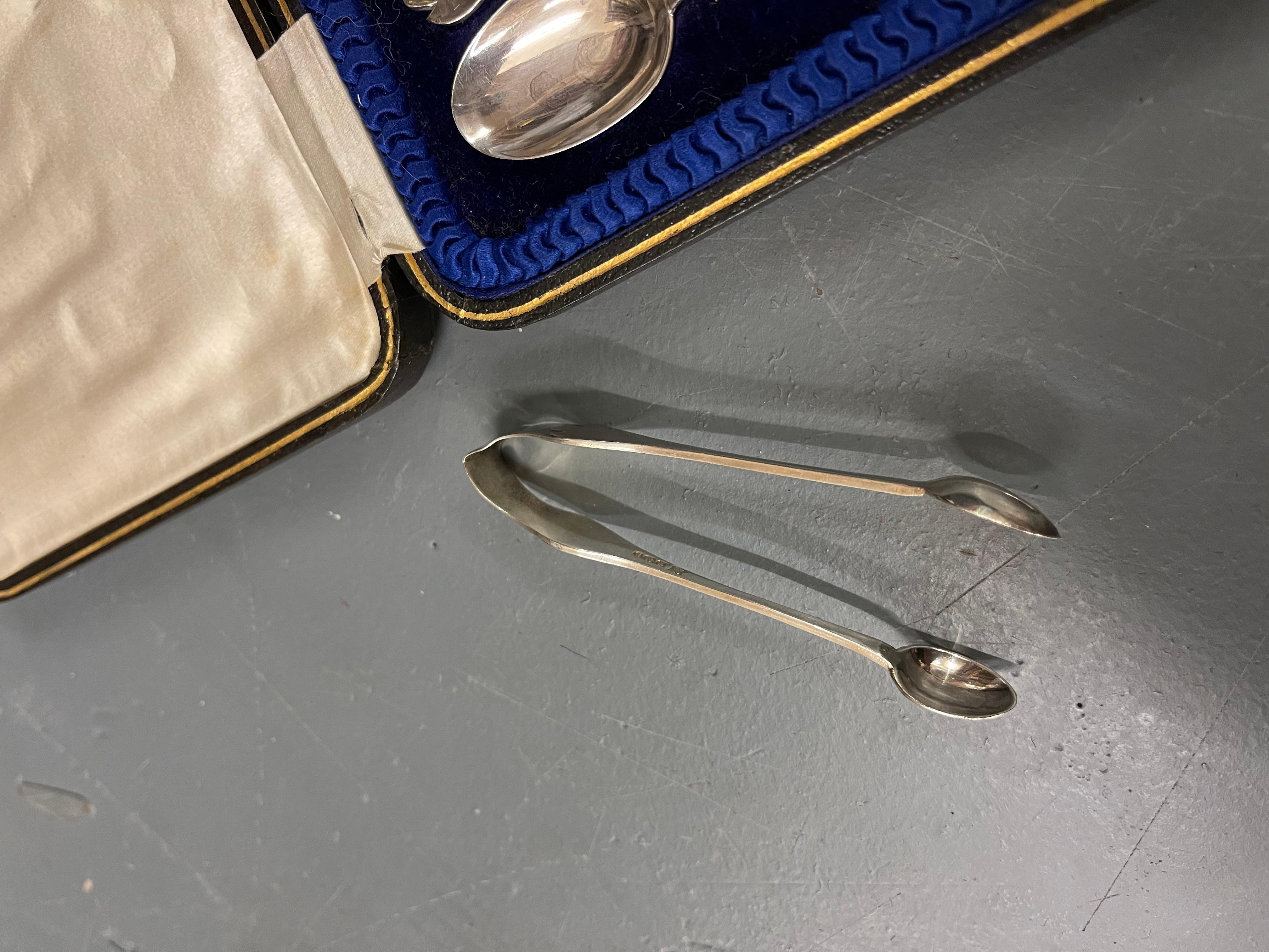 Cucharillas de café exclusivas para té, 7 uds. cucharillas y cucharas de plata de ley y caja. Chapado en oro en venta