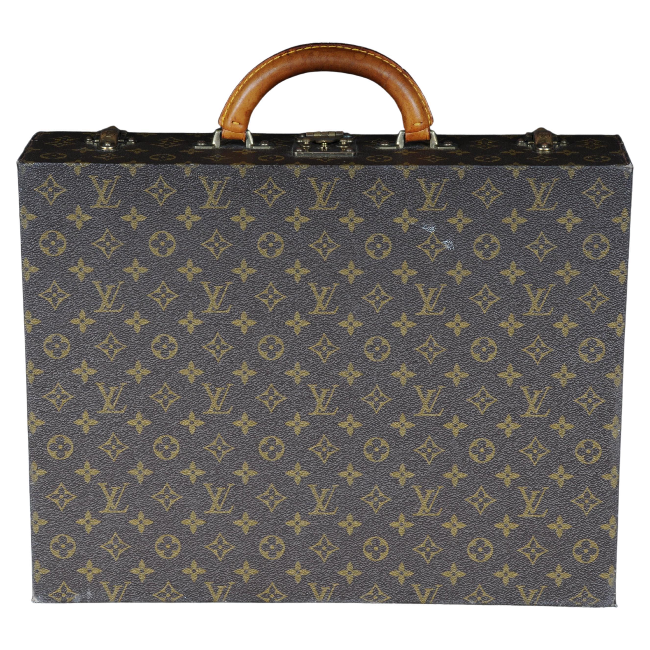 Vintage French President Briefcase in Monogram Canvas from Louis Vuitton,  1990