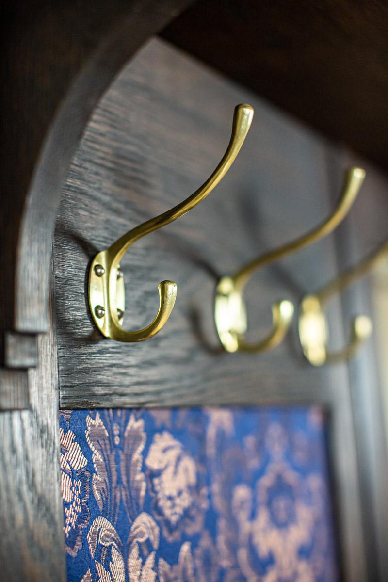 Exclusive Wardrobe from the Early 20th Century with Blue Decorative Elements 5