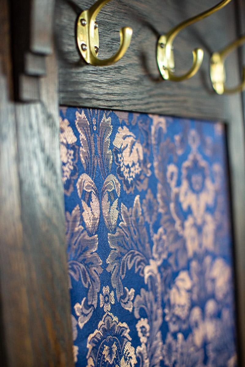 Exclusive Wardrobe from the Early 20th Century with Blue Decorative Elements 6