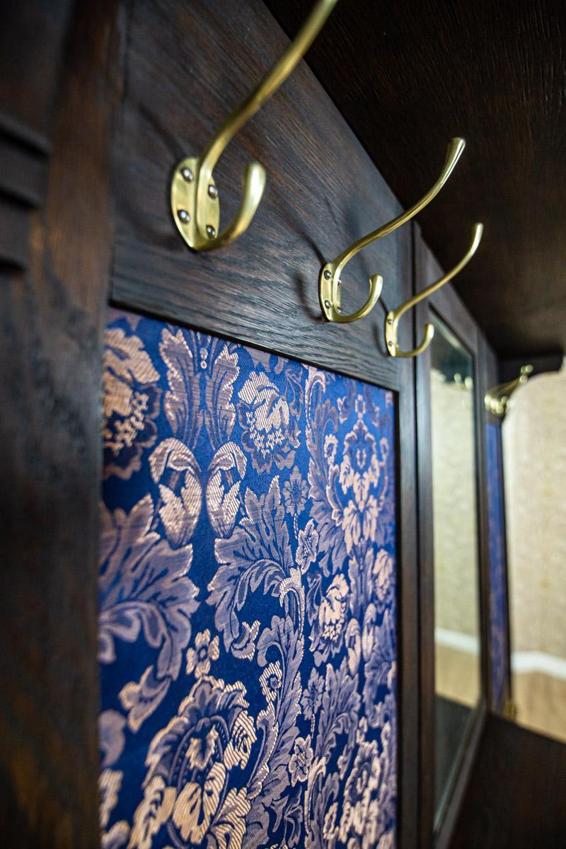 Exclusive Wardrobe from the Early 20th Century with Blue Decorative Elements 10
