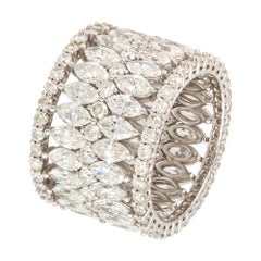Bague exclusive en or blanc 18 carats avec diamant blanc pour elle