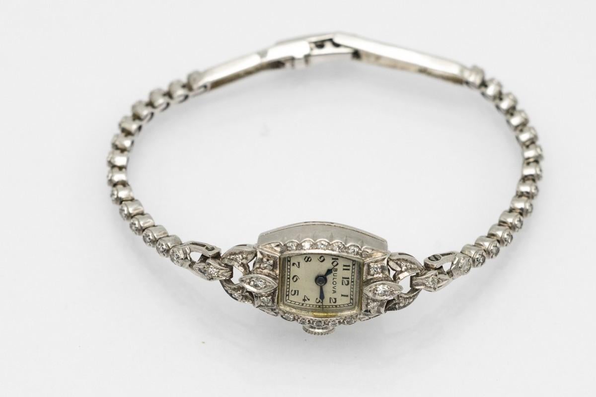 Brilliant Cut Exclusive women's diamond watch with diamonds, Bulova.