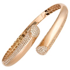 Bracelet exclusif en or jaune 18K avec diamant pour elle