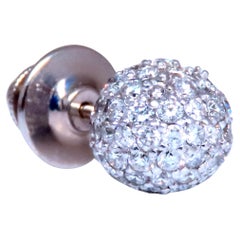 Alfiler de corbata ejecutivo con bola de diamantes de 1,56 ct 14 kt 12569