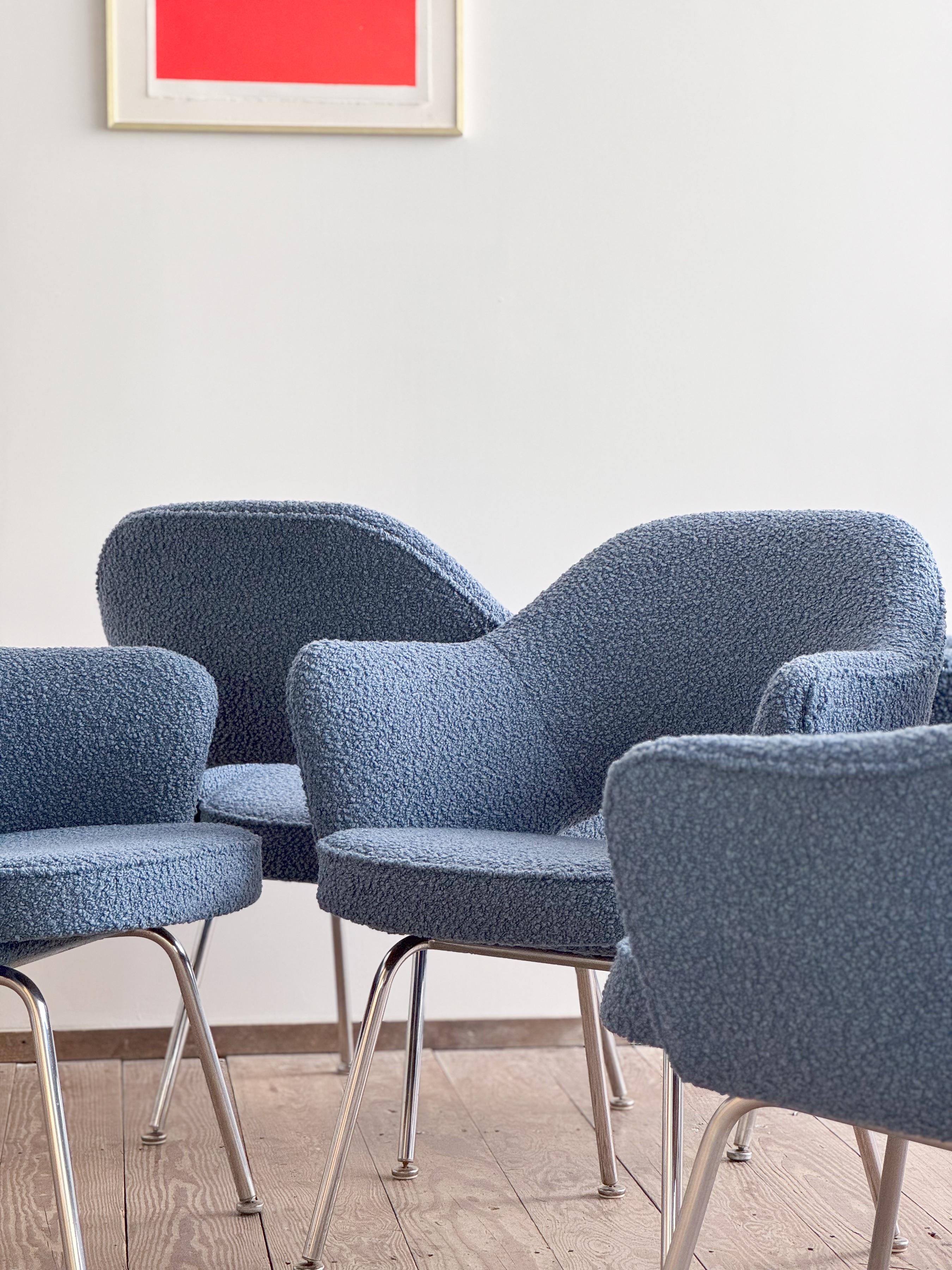 Poltrone direzionali di Eero Saarinen, Knoll International, Germania, Set di 6 in vendita 3
