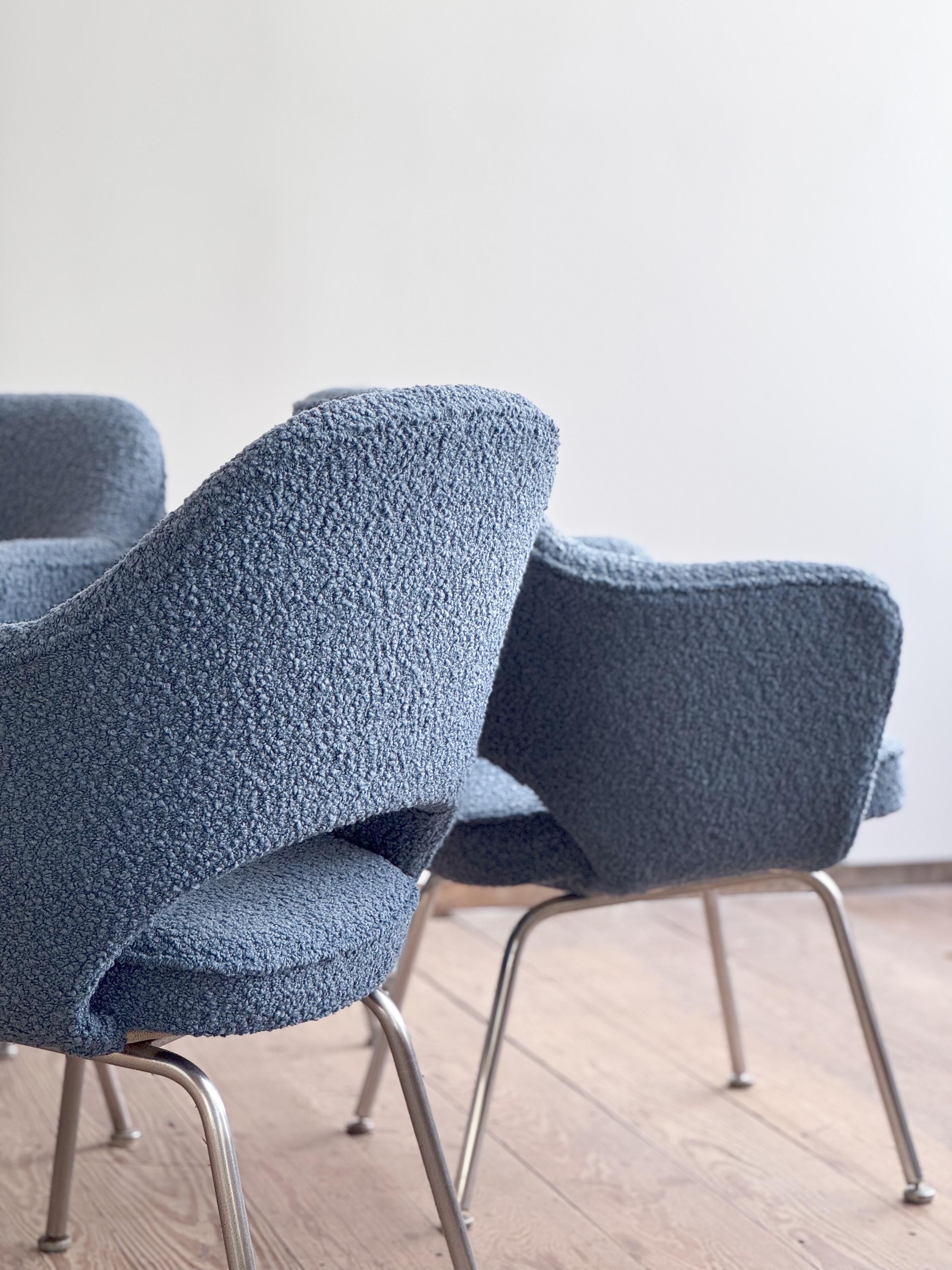 Poltrone direzionali di Eero Saarinen, Knoll International, Germania, Set di 6 in vendita 4